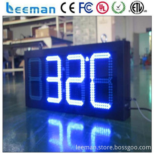 outdoor led digital sign board days count up timer outdoor big led clock